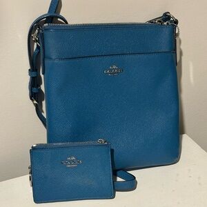 Coach crossbody and card holder